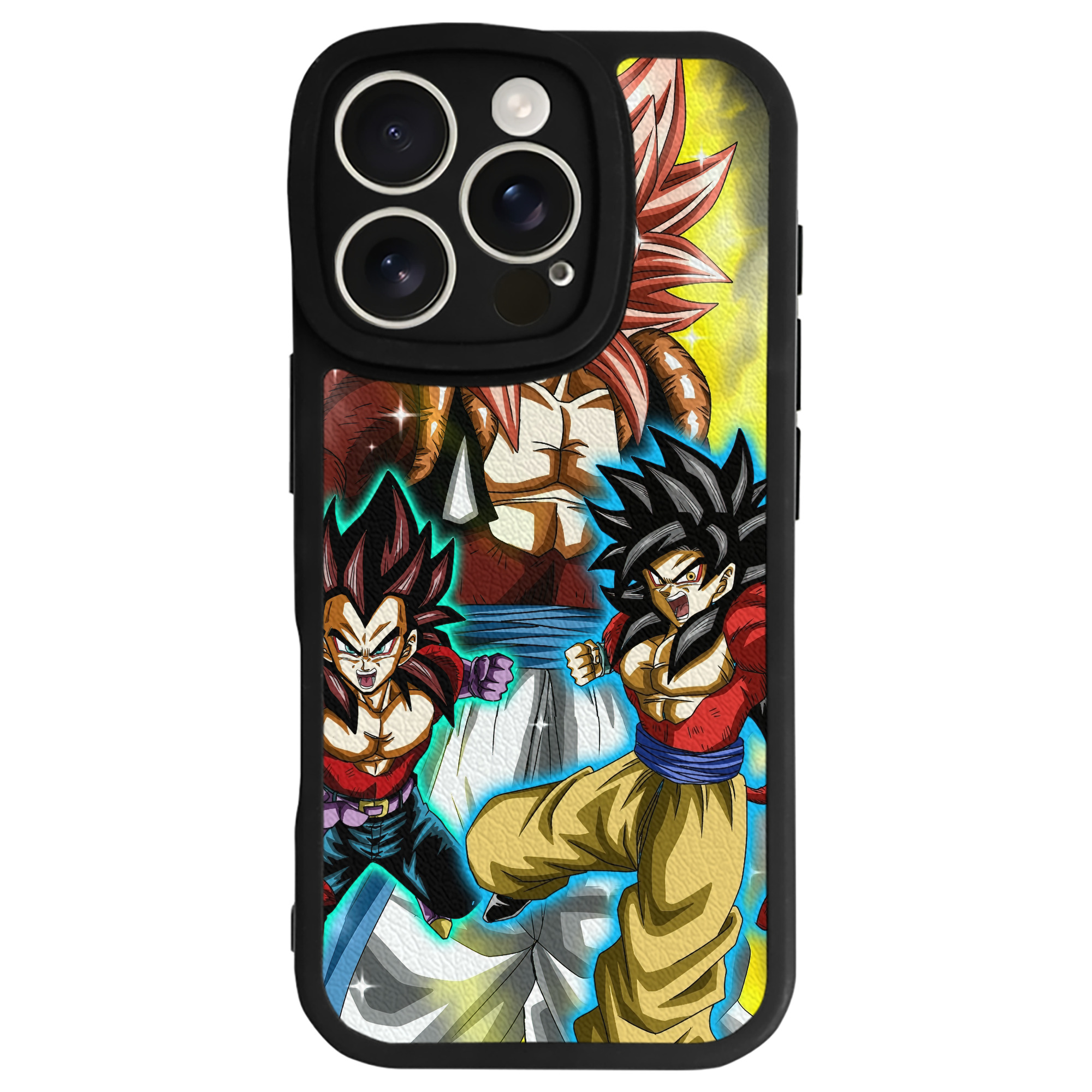 （画像用） ドラゴンボール DRAGON BALL 【iPhone 16シリーズ対応】シリコンスマホケース（レザー調） 材質：シリコン